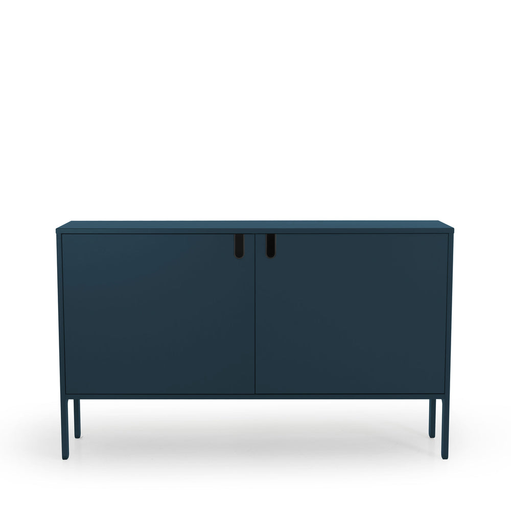 Buffet Bleu canard Uno en bois 2 portes L148cm Drawer - Léger défaut