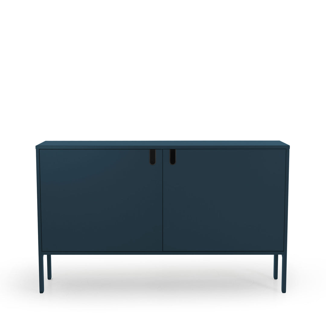 Buffet Bleu canard Uno en bois 2 portes L148cm Drawer - Léger défaut