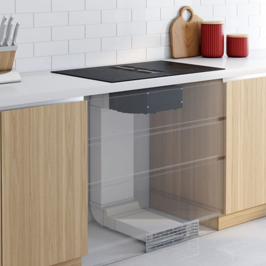 Table de cuisson à induction Brandt BPI384BH – 80 cm avec hotte intégrée