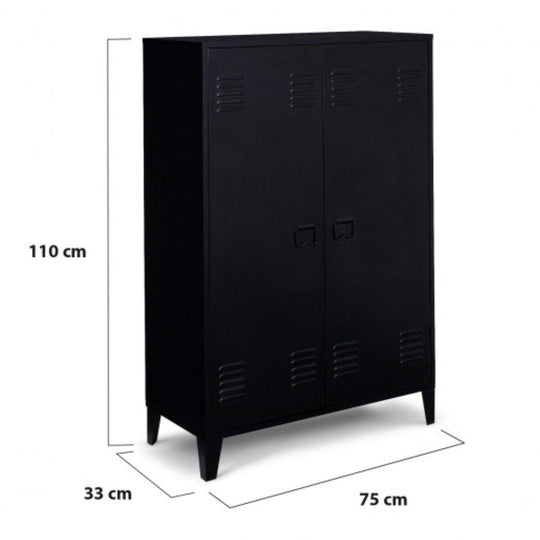Armoire basse Storen noir