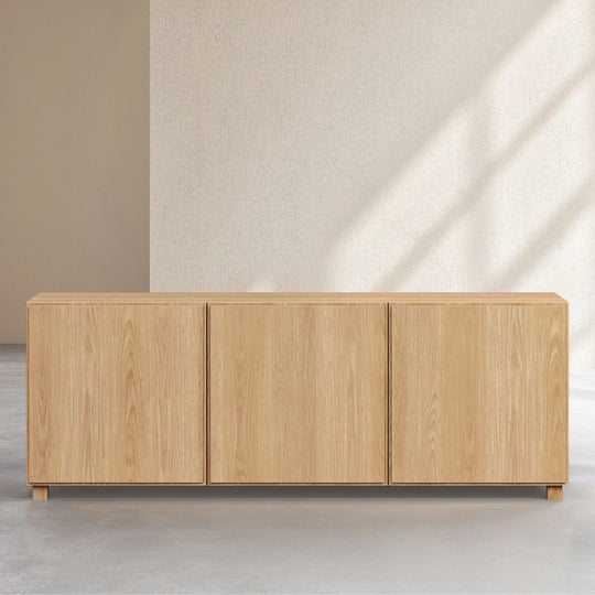 Buffet bas HABITAT 3 portes en chêne Naturel DRIO - Design by Hélèna Pille
