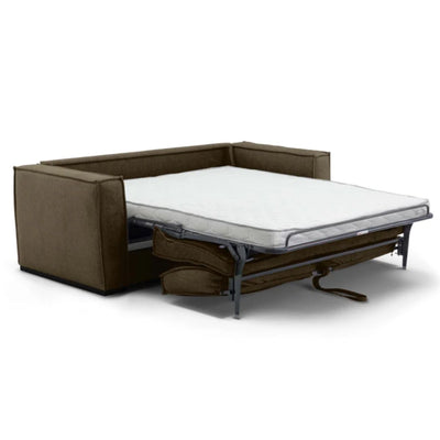 Canapé convertible CONVERTIBLE CENTER Baldo 4 places en tissu vert