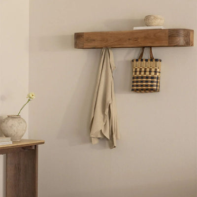 Porte-manteau mural SKLUM en bois d'acacia - FRIGIA