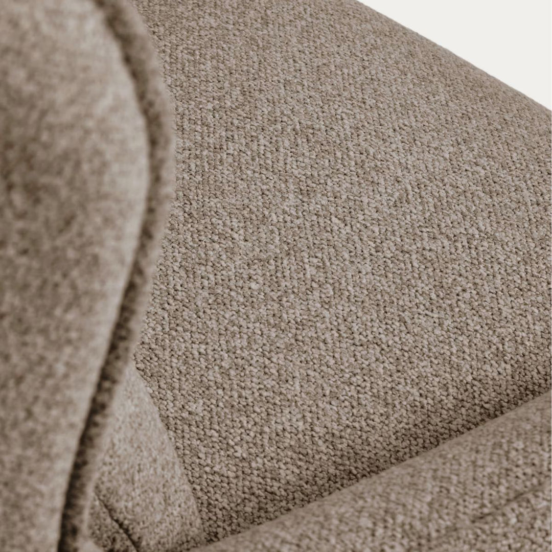 Fauteuil KAVE HOME Sorile pivotant chenille marron