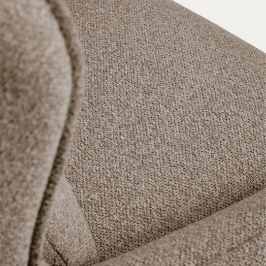 Fauteuil KAVE HOME Sorile pivotant chenille marron