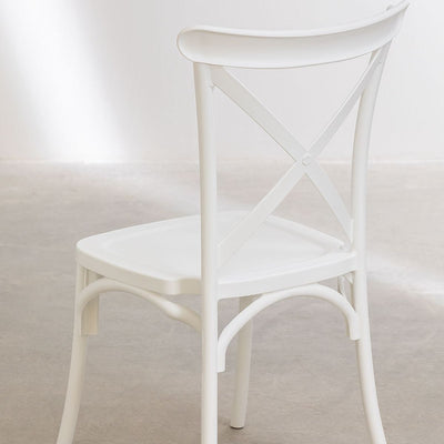 SKLUM - Lot de 4 chaises de jardin empilables en polypropylène Otax