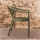 Lot de 4 chaises KAVE HOME Livadia Aluminium Vert