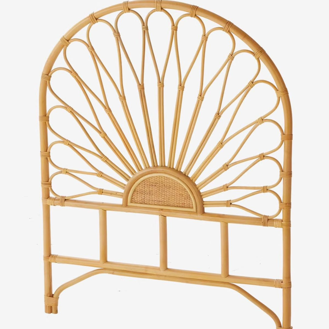 Tête de lit rotin naturel enfant Fleur - VERTBAUDET