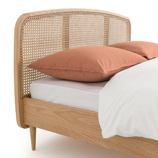 Lit cannage avec sommier 140x190cm, Buisseau La Redoute Interieurs