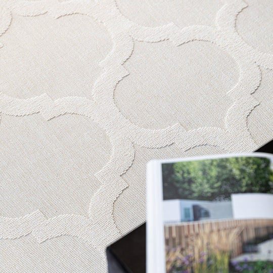 Tapis Relief Blanc