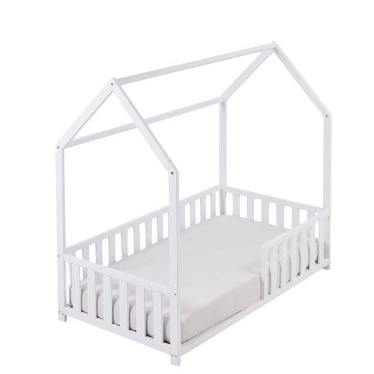 Lit cabane enfant 70x140 cm VERTBAUDET en bois Blanc