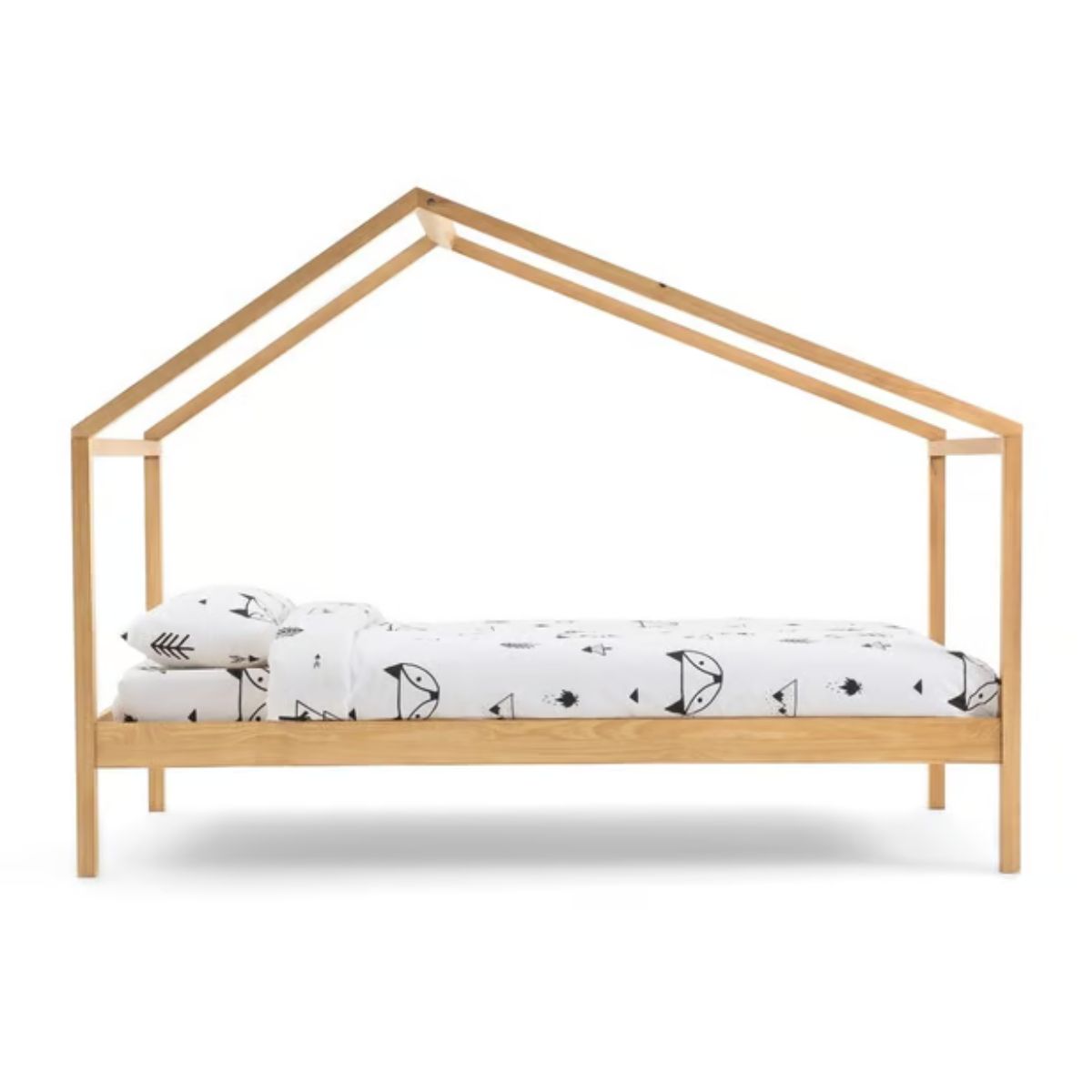 Lit cabane en pin massif avec sommier Spidou La Redoute Interieurs