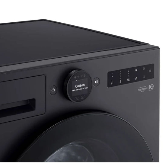 Lave-linge LG F14X76BMST hublot 11 kg, 1360 tr/min, Noir