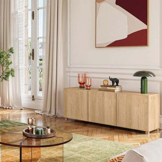 Buffet bas HABITAT 3 portes en chêne Naturel DRIO - Design by Hélèna Pille
