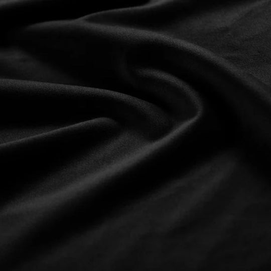 Canapé modulaire en velours Bellis noir Micadoni 2 places