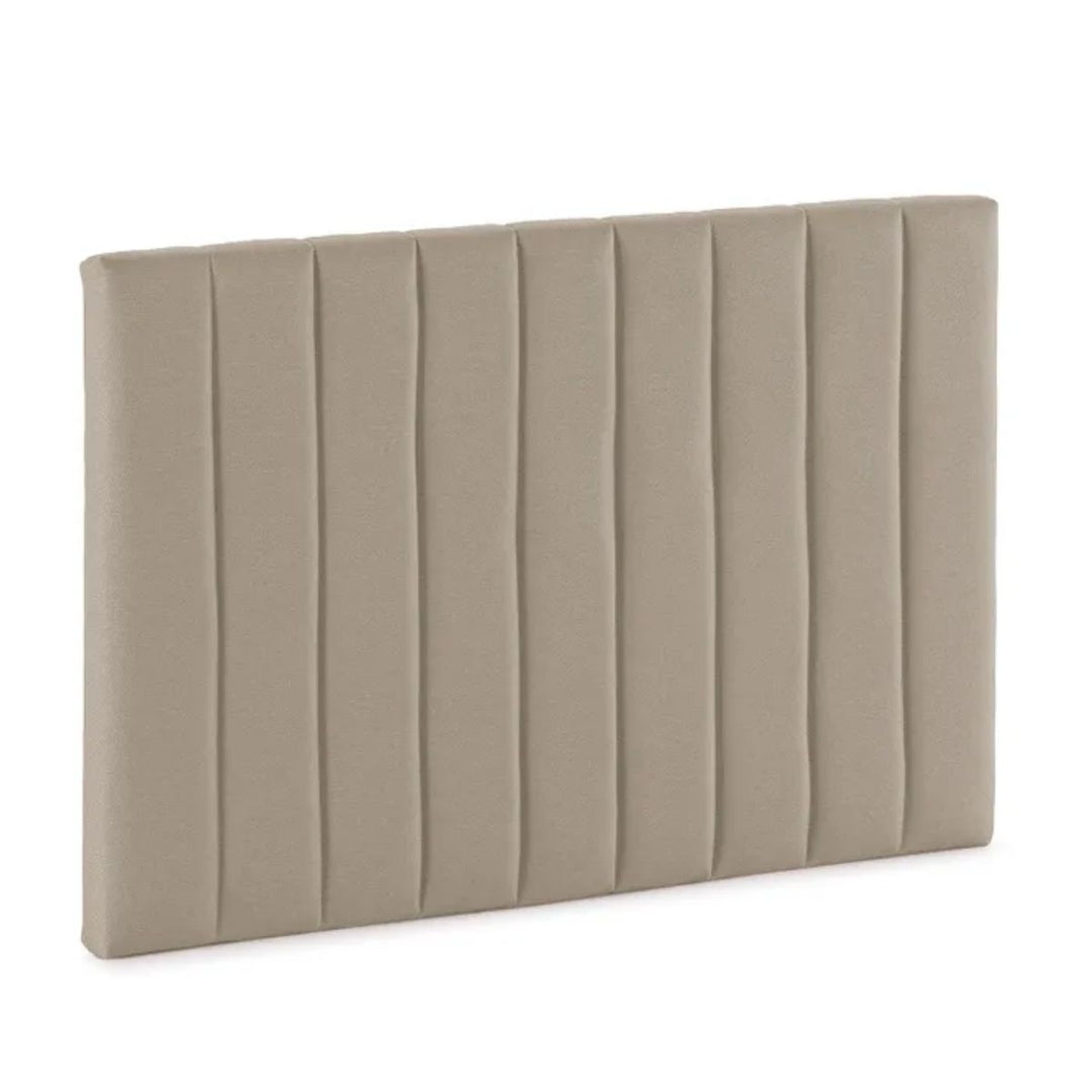 Tête de lit Eris en tissu beige 90x60cm