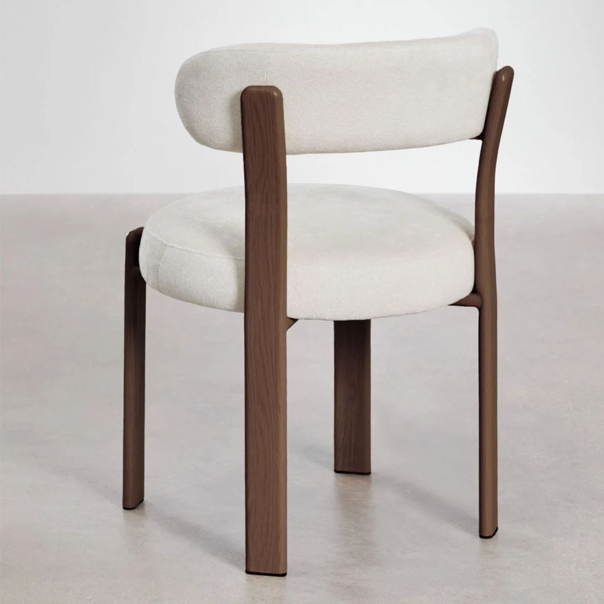 Lot de 4 chaises SKLUM de salle à manger en tissu chenille Jolie