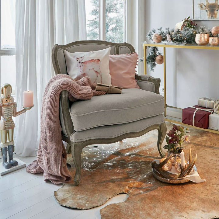 Fauteuil LOBERON Kingswinford tissu gris