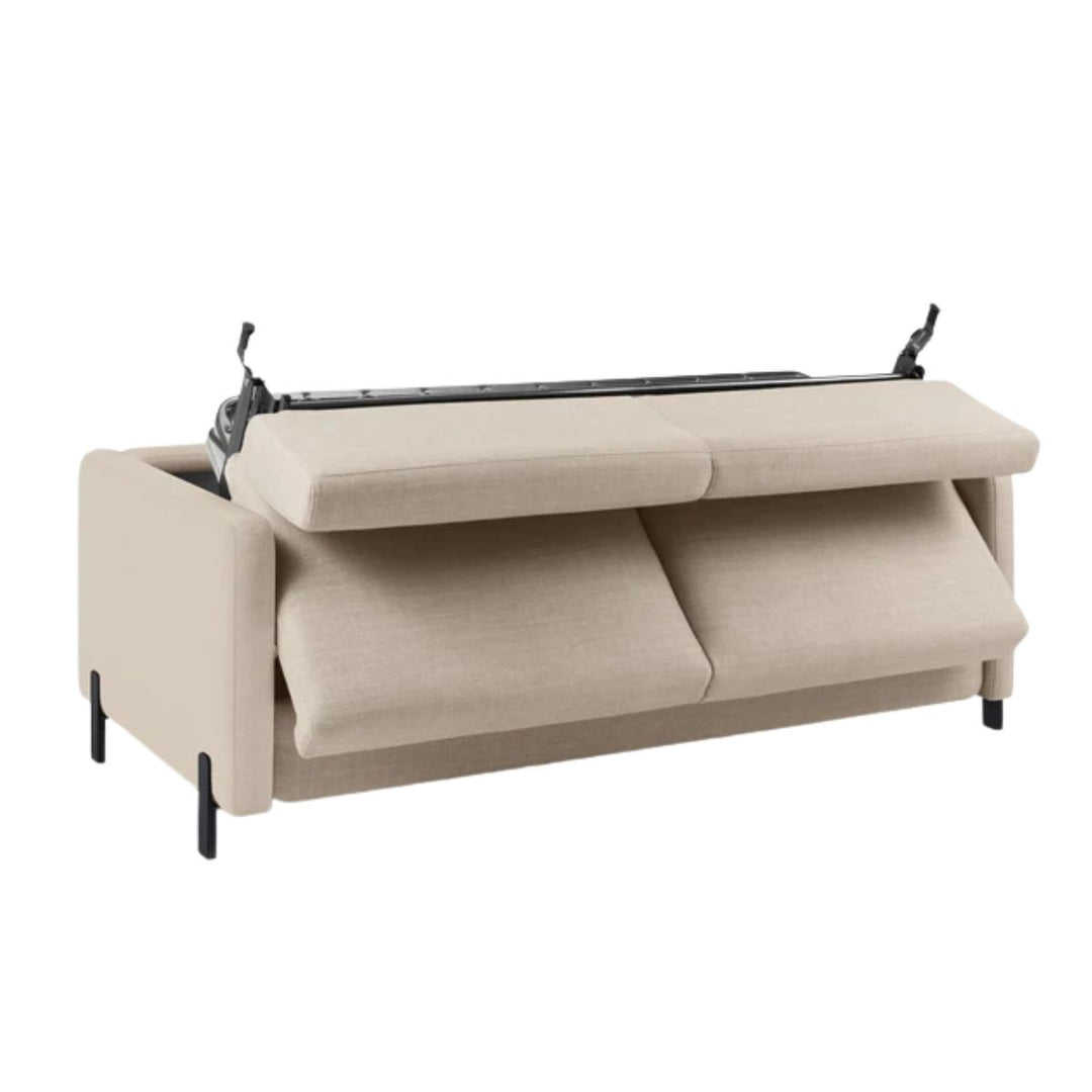 Canapé MICADONI convertible GLORIA 3 places en tissu beige