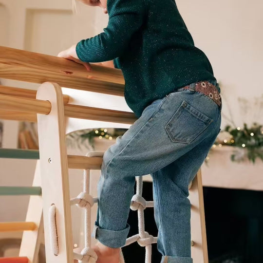 Parcours de motricité intérieur en bois FSC® bois VERTBAUDET