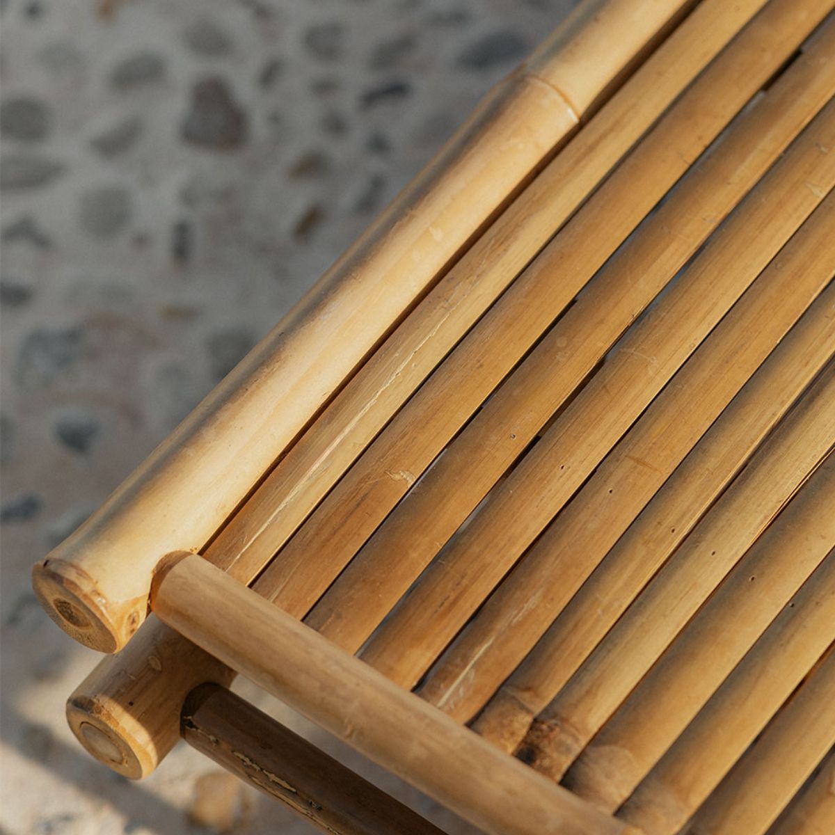 Lot de 2 transats SKLUM Gossy en bambou