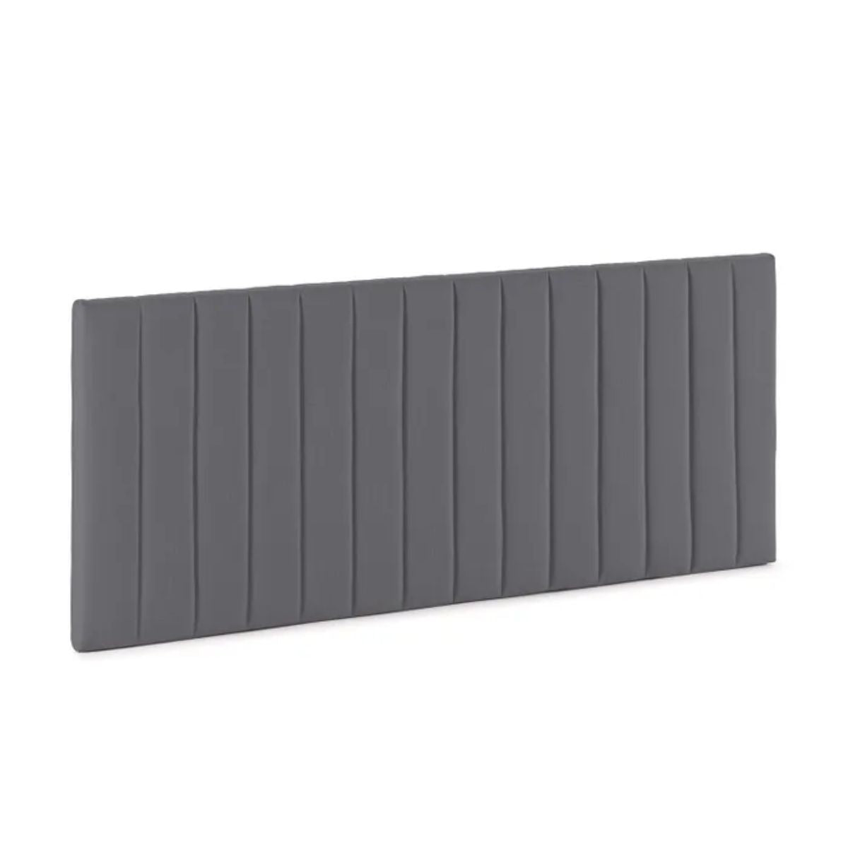 Tête de lit Eris en tissu gris 90x60cm