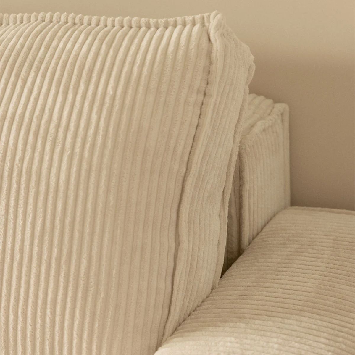 Canapé SKLUM convertible 3 places velours beige Tampere