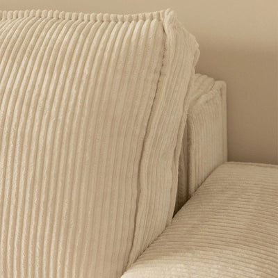 Canapé SKLUM convertible 3 places velours beige Tampere