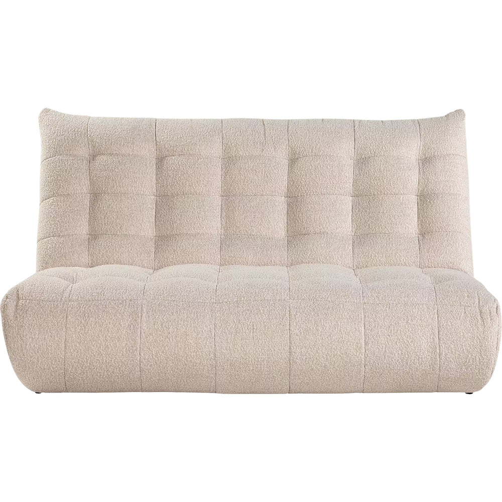 Canapé ALINEA Scalo 4 places  en tissu bouclette écru