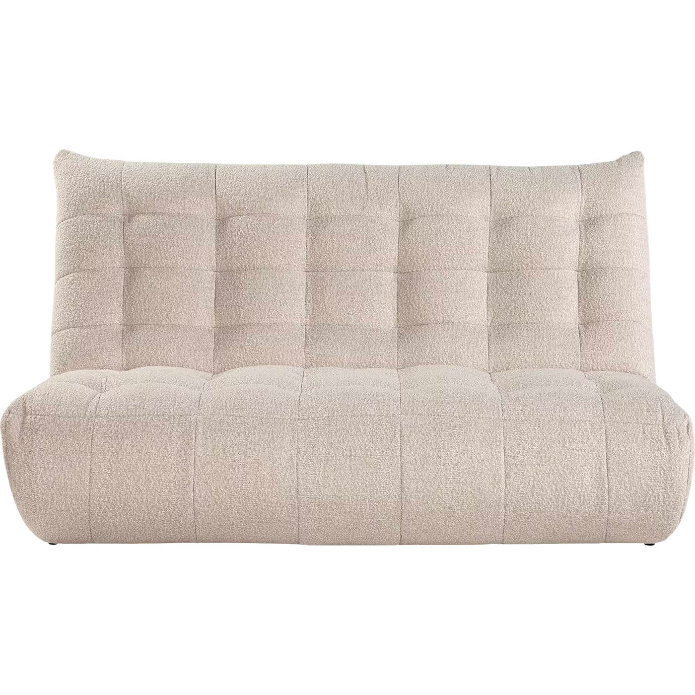 Canapé ALINEA Scalo 4 places  en tissu bouclette écru