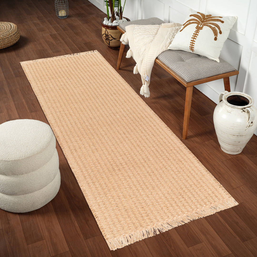 Becki Owens x Surya Tapis Bohème en Jute Marron Clair  Eutin