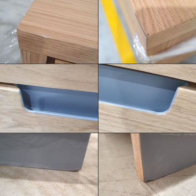 Buffet Landrom 3 portes et 3 tiroirs en chêne massif