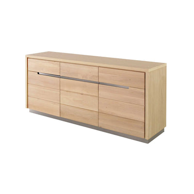 Buffet Landrom 3 portes et 3 tiroirs en chêne massif