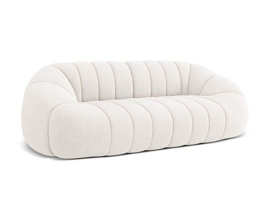 Canapé 3 places bouclé beige Sway