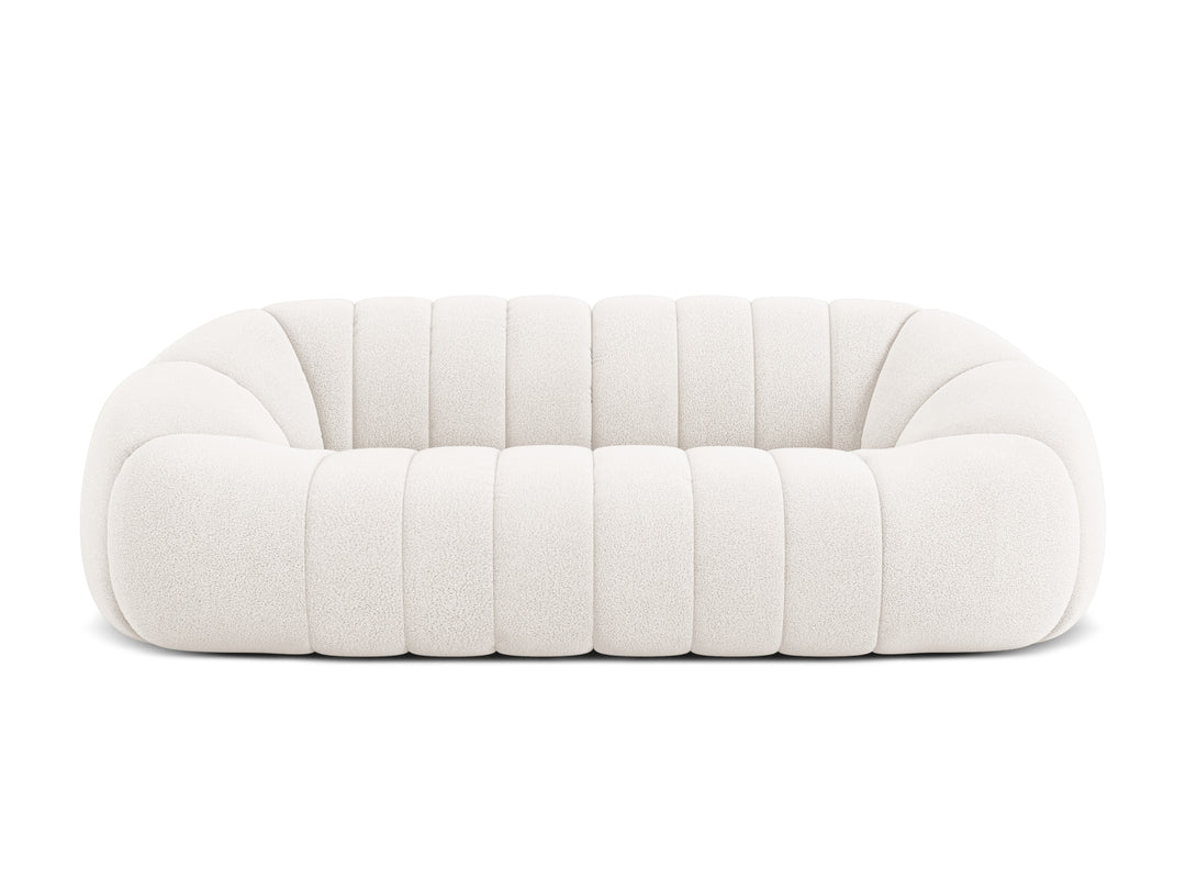 Canapé 3 places bouclé beige Sway