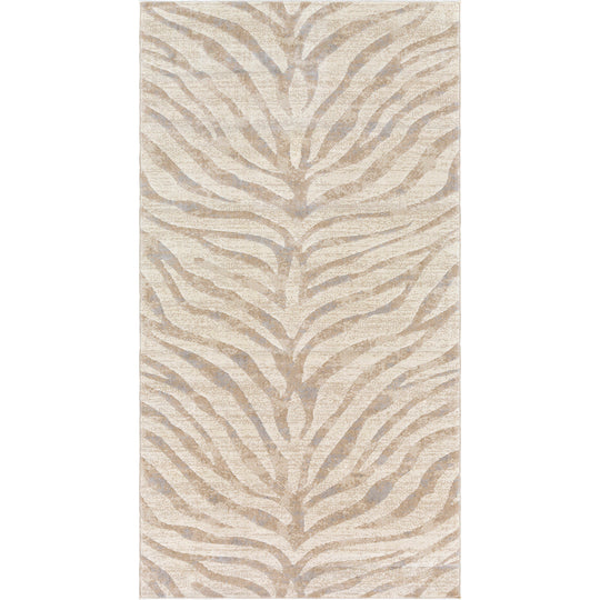 Tapis Zébré Bohème Gris/Beige Luanda