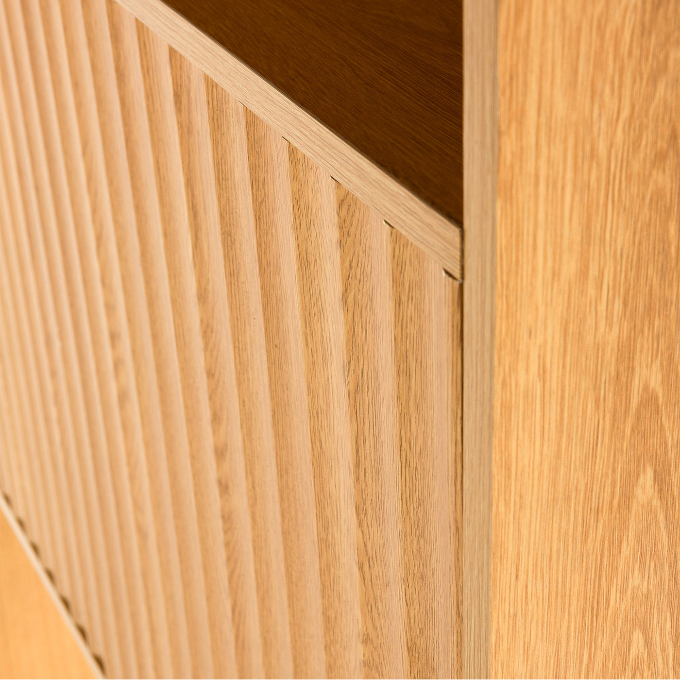 Tête de lit Lluvia 145 cm avec rangement couleur Chêne