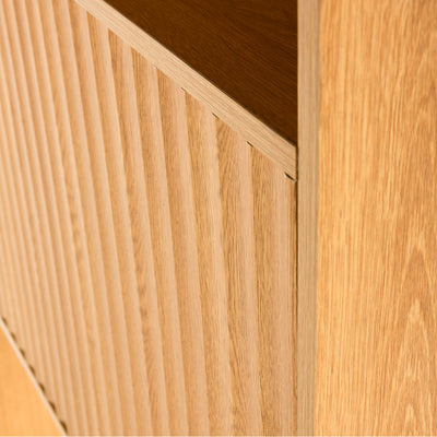 Tête de lit Lluvia 145 cm avec rangement couleur Chêne