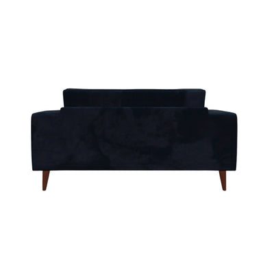 Canapé ALINEA California 1,5 places en Velours Bleu marine