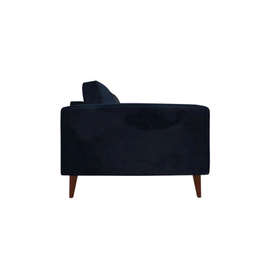 Canapé ALINEA California 1,5 places en Velours Bleu marine