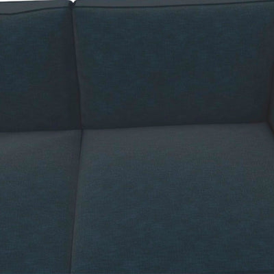 Canapé ALINEA California 2 places en tissu Danny Bleu figurolles