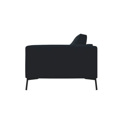 Canapé ALINEA California 2 places en tissu Danny Bleu figurolles