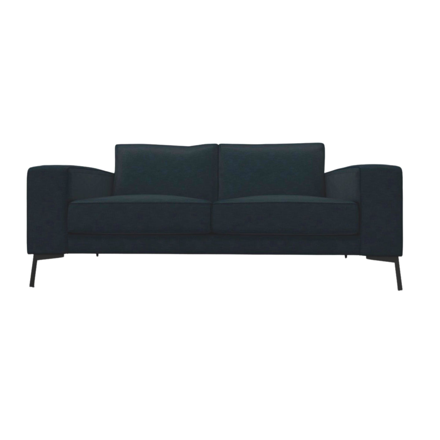 Canapé ALINEA California 2 places en tissu Danny Bleu figurolles