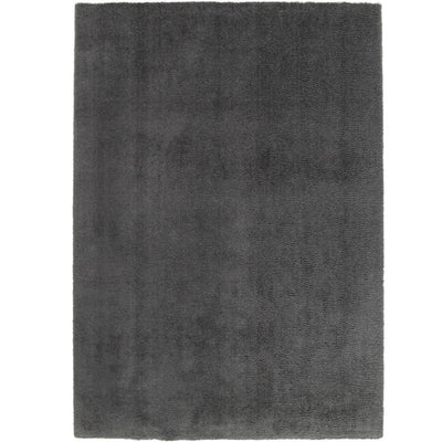 Tapis Shaggy epais gris anthracite