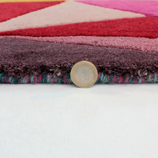 Tapis en laine Falmouth multicolore
