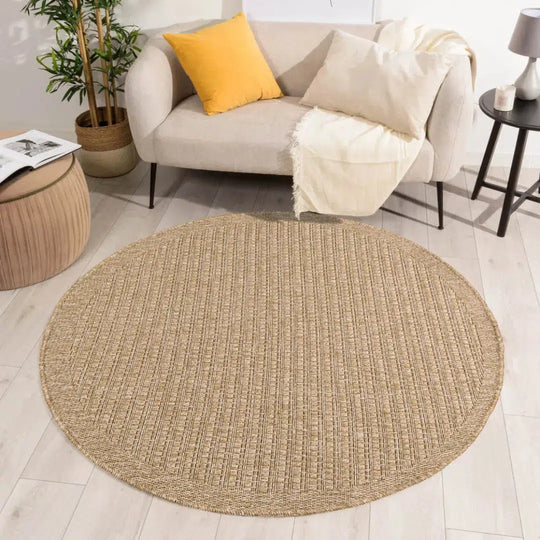 tapis jute rond