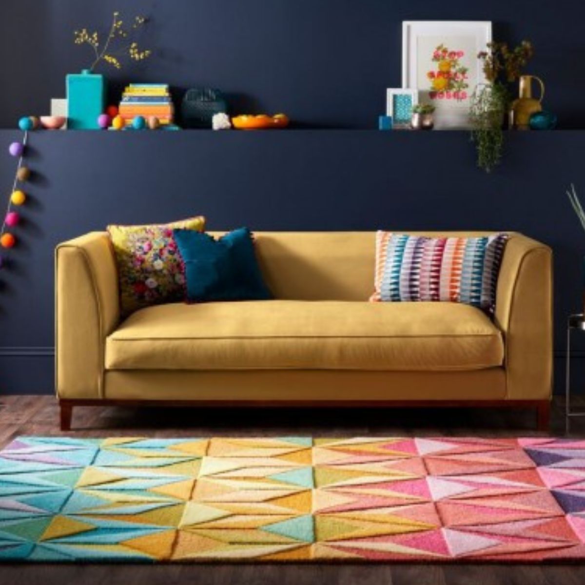 tapis-laine-multicolore