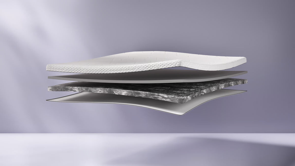 Surmatelas EMMA Original Pro thermorégulant en mousse au graphite 8cm