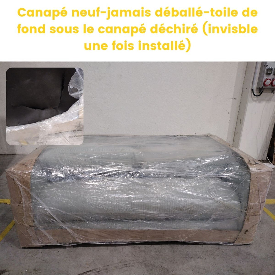 Canapé Drawer convertible en velours côtelé vert eau WIAME
