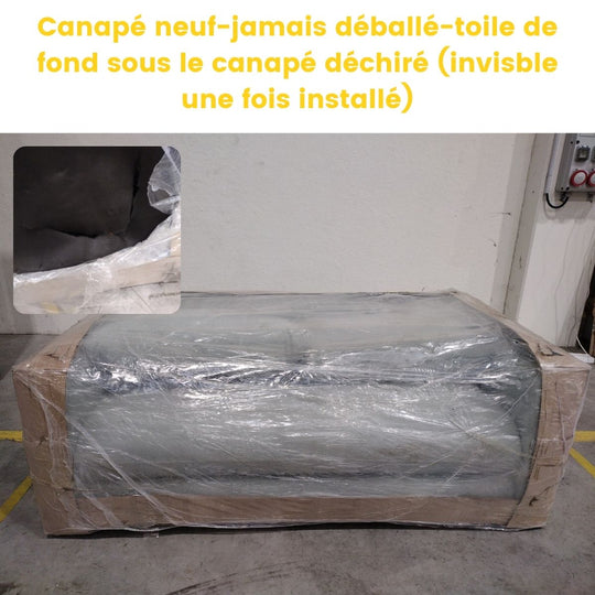 Canapé Drawer convertible en velours côtelé vert eau WIAME